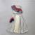 Off white & blue embroidered cotton silk lehenga choli & kurta pyjama brother sister matching combo