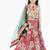 Gold embroidered linen lehenga choli & kurta pant brother sister matching combo