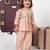 Onion pink embroidered cotton co-ord set & kurta pyjama brother sister matching combo