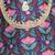 Blue printed cotton silk kurta set & kurta pant brother sister matching combo