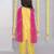 Mustard & white embroidered chanderi kurta set & kurta pant brother sister matching combo
