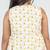 White printed cotton dress & kurta pant brother sister matching combo