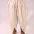 Off white printed chanderi dhoti kurta set & kurta pant brother sister matching combo