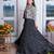 Black mirror work & embroidered silk lehenga choli & kurta jacket brother sister matching combo