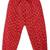 Red embroidered cotton kurta salwar set & kurta pant brother sister matching combo