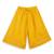Yellow embroidered viscose palazzo set & kurta jacket brother sister matching combo