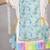 Multicolor & blue printed cotton silk kurta set & kurta pant brother sister matching combo