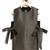 Black embroidered brocade co-ord set & kurta jacket brother sister matching combo