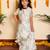 White handwoven chanderi kurta set & kurta pyjama brother sister matching combo