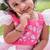 Pink embroidered organza & cotton silk lehenga choli & kurta jacket brother sister matching combo