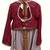 Maroon & grey embroidered chanderi silk lehenga choli & kurta jacket brother sister matching combo