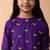 Violet woven cotton kurta set & kurta pant brother sister matching combo