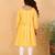 Orange chikankari & embroidered cotton kurta set & kurta pyjama brother sister matching combo