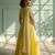Yellow embroidered chanderi lehenga choli & kurta pyjama brother sister matching combo