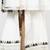 White & silver embroidered cotton palazzo set & kurta pyjama brother sister matching combo