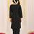 Black embroidered blended cotton kurta set & kurta pyjama brother sister matching combo