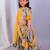 Multicolor & beige printed cotton silk lehenga choli & kurta pyjama brother sister matching combo