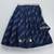 Blue embroidered organza lehenga choli & kurta pyjama brother sister matching combo