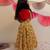 Yellow & sunshine embroidered cotton skirt set & kurta pyjama brother sister matching combo