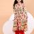 Off white printed cotton ethnic set & kurta pant brother sister matching combo