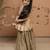 Beige printed dola silk & cotton silk sharara set & kurta pant brother sister matching combo