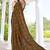 designer mustard handwork zarkan border silk blend saree
