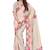 designer cream heavy zarkan butta border work silk blend saree