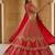 Red Bridal Lehenga Choli With Dupatta