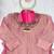 pink color hand work silk blend western wear
