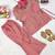 pink color hand work silk blend western wear