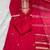 Red vatican silk kurti pent dupatta set