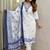 Off white khadi cotton kurti pent dupatta set
