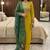 Yellow roman silk kurti pent dupatta set
