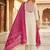 Off white khadi cotton kurti pent dupatta set