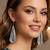 Fashion silver plated anti tarnish statement drop earrings for women & girls