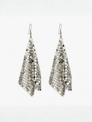 Fashion silver plated anti tarnish statement drop earrings for women & girls 3