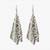 Fashion silver plated anti tarnish statement drop earrings for women & girls