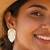 Fashion gold plated anti tarnish leaf stud earrings for women & girls