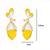 Fashion gold plated anti tarnish floral bud drop earrings for women & girls