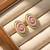Fashion gold plated anti tarnish spiral stud earrings for women & girls