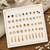 Fashion 25 pairs anti tarnish gold plated stud & hoop earrings for women