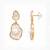 Fashion gold plated anti tarnish pearl drop earrings for women & girls