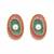 Fashion gold plated anti tarnish multicolor pearl drop earrings for women
