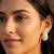 Fashion gold plated anti tarnish teardrop ad stud earrings for women & girls