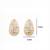 Fashion gold plated anti tarnish teardrop ad stud earrings for women & girls