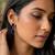 Fashion gold plated anti tarnish blue stone drop earrings for women & girls