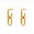 Fashion gold plated anti tarnish link chain drop earrings for women & girls