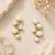 Fashion gold plated anti tarnish pearl drop earrings for women & girls