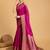 House of pataudi woven embellished art silk kanjivaram pink saree