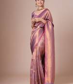 Woven designed kanjeevaram saree